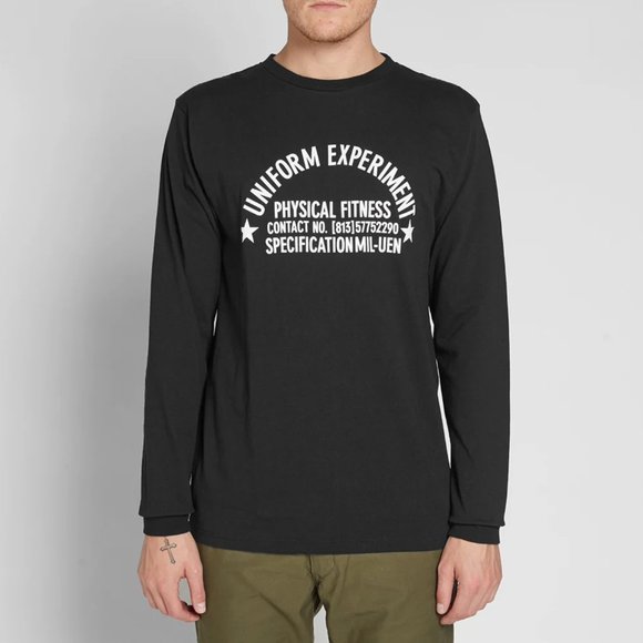 Fragment Design UNIFORM EXPERIMENT Physical Education Long Sleeve Tee - Picture 7 of 8